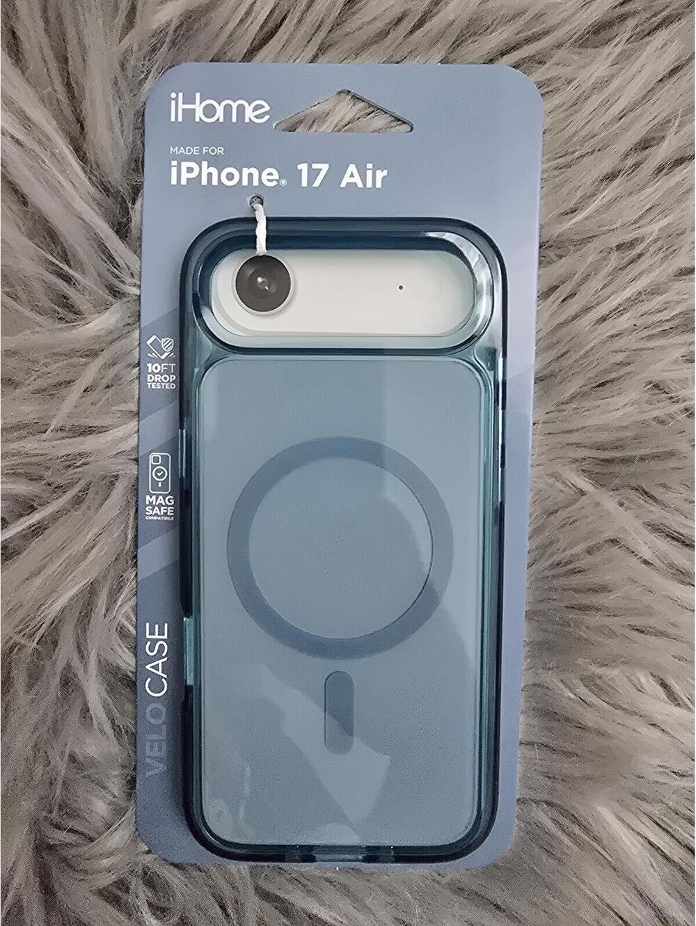 iHome Velo Case for iPhone 17 Air - MagSafe Compatible, Shock Absorbent